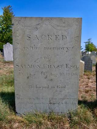 rectangular slate grave marker