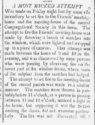 screenshot of an old newspaper titled A Most Wicked Attempt