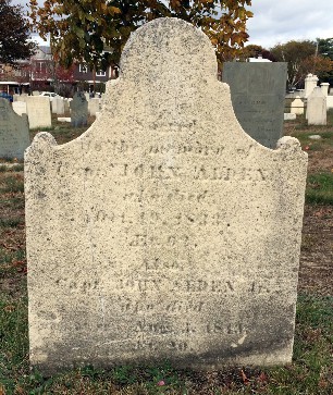 old marble grave stone